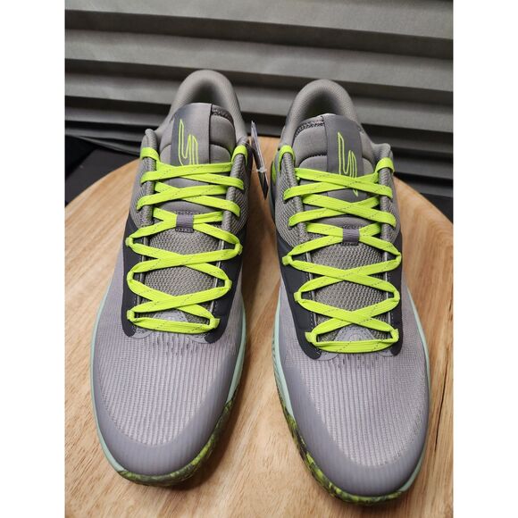 Skechers SKX Nexus Men’s Size 14 Basketball Shoes – Charcoal & Green - Picture 9 of 12